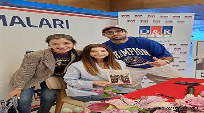 ÜNLÜ İSİMLER FUNDA KARAYEL'İN İMZA GÜNÜNDE BİR ARAYA GELDİ