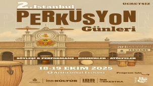 2. PERKÜSYON GÜNLERİ İLE 18-19 EKİM'DE ARTİSTANBUL FESHANE'DE
