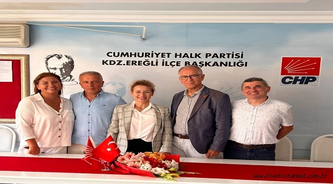 CHP KARADENİZ EREĞLİ İLÇE BAŞKANLIĞI'NA ZERRİN YILMAZ ERDOĞAN SEÇİLDİ
