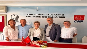 CHP KARADENİZ EREĞLİ İLÇE BAŞKANLIĞI'NA ZERRİN YILMAZ ERDOĞAN SEÇİLDİ