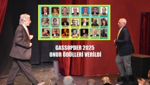 GASSOPDER 2025 Onur Ödülleri Sahiplerini Buldu