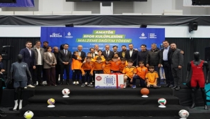 İBB'DEN AMATÖR SPOR KULÜPLERİNE MALZEME DESTEĞİ
