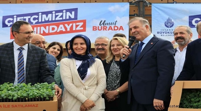 İBB'DEN ÇİFTÇİYE YEM VE FİDE DESTEĞİ