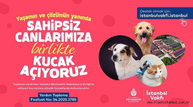 İSTANBUL VAKFI'NDAN CAN DOSTLARIMIZA BAĞIŞ ÇAĞRISI