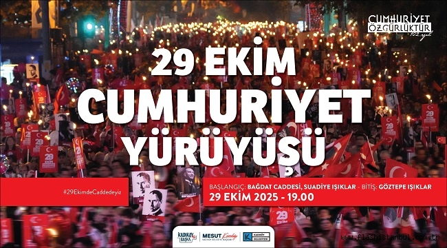 KADIKÖY'DE CUMHURİYET BAYRAMI COŞKUSU