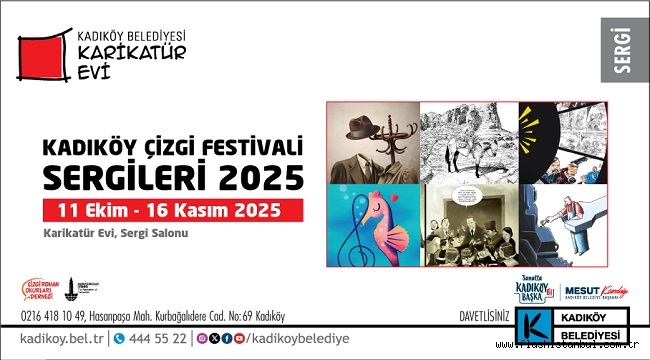 "ULUSLARARASI ÇİZGİLER" KADIKÖY'DE BULUŞUYOR