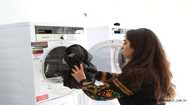 ÜNİVERSİTE ÖĞRENCİLERİNE 7/24 VE ÜCRETSİZ ÇAMAŞIR HİZMETİ
