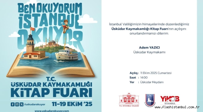 Üsküdar Kaymakamlığı Kitap Fuarı Başlıyor