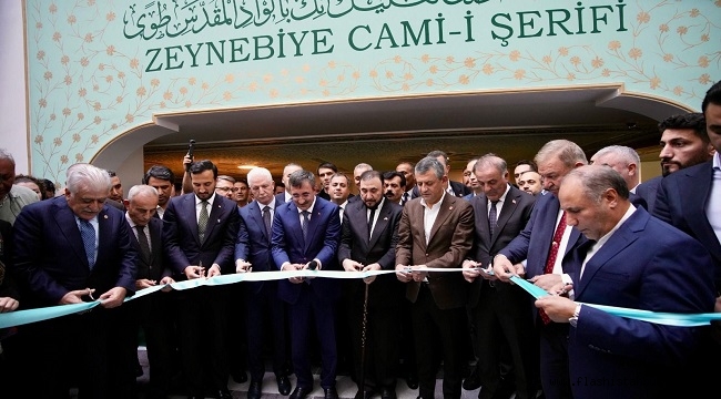 ZEYNEBİYE CAMİİ HİZMETE AÇILDI