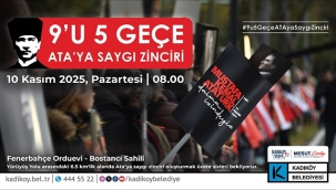 10 KASIM'DA ATATÜRK İÇİN EL ELE: "ATA'YA SAYGI ZİNCİRİ"