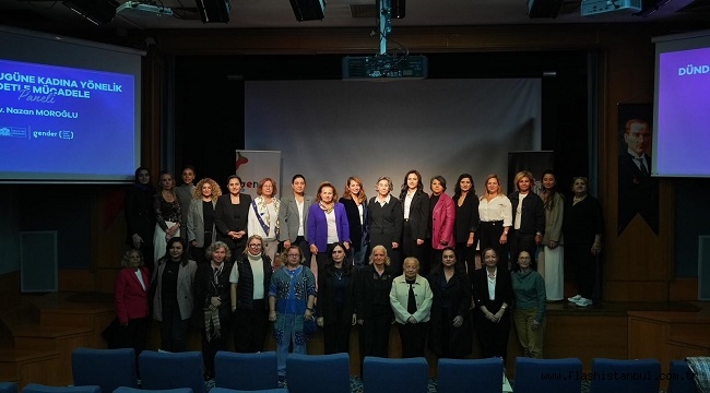 BEŞİKTAŞ'TA KADINA YÖNELİK ŞİDDETLE MÜCADELE GÜNÜ'NDE PANEL