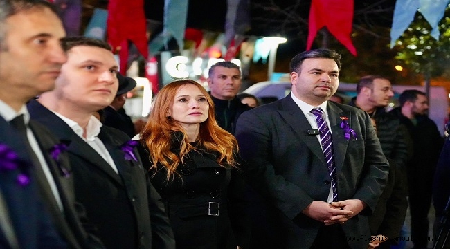 BEŞİKTAŞ'TA KADINA YÖNELİK ŞİDDETLE MÜCADELE İÇİN "NÖBETTEYİZ" EYLEMİ DÜZENLENDİ