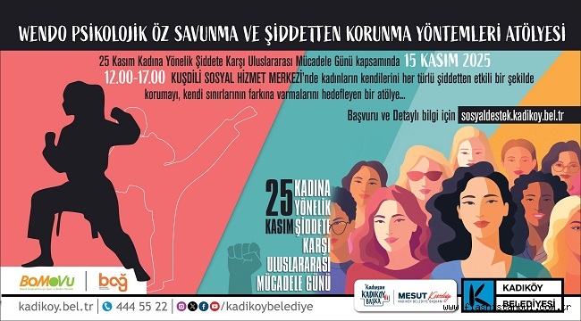 KADIKÖY'DE KADINLAR ŞİDDETE KARŞI BİRLİKTE GÜÇLENİYOR