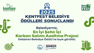 ÜSKÜDAR BELEDİYESİ'NE KENTFEST'TEN ÇEVRE ÖDÜLÜ