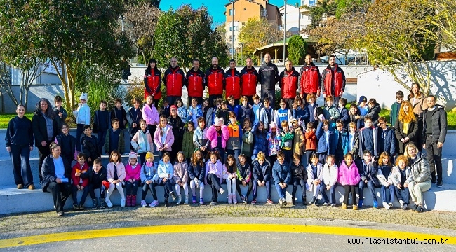 BEŞİKTAŞ BELEDİYESİ MİNİK ÖĞRENCİLERE AFET BİLİNCİ EĞİTİMİ VERDİ