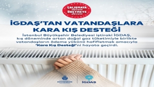 İGDAŞ'TAN KIŞ DESTEĞİ