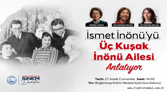 ÜSKÜDAR'DA ''İSMET İNÖNÜ ANMA PROGRAMI'' DÜZENLENECEK