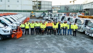 BEŞİKTAŞ BELEDİYESİ OLUMSUZ HAVA KOŞULLARINA KARŞI HAZIRLIKLARINI TAMAMLADI