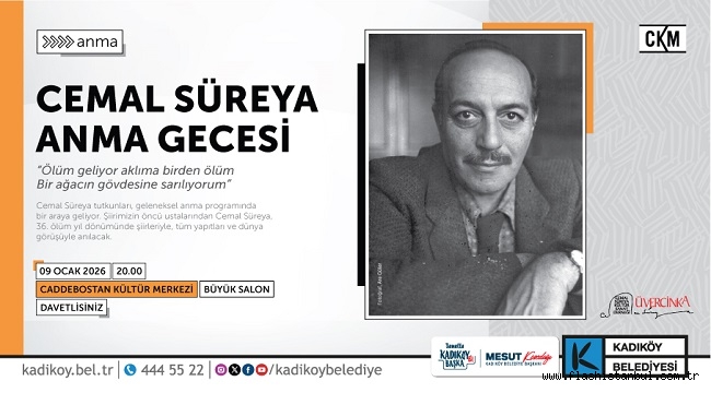 CEMAL SÜREYA KADIKÖY'DE ANILACAK