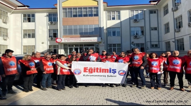 CHP KAHRAMANMARAŞ iL BAŞKANI ÜNAL ATEŞ: "EĞİTİM EMEKÇİLERİNİN YANINDA DİMDİK DURUYORUZ"