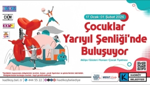 KADIKÖY'DE ÇOCUKLAR YARIYIL ŞENLİĞİNDE BULUŞUYOR
