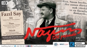 NAZIM HİKMET KADIKÖY'DE ANILACAK