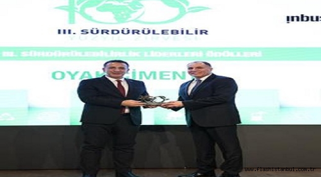 OYAK ÇIMENTO'YA "SÜRDÜRÜLEBİLİR LİDERLİK" ÖDÜLÜ