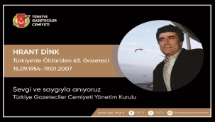 TGC: "HRANT DİNK İÇİN ADALET BEKLEMEYE DEVAM EDİYORUZ"