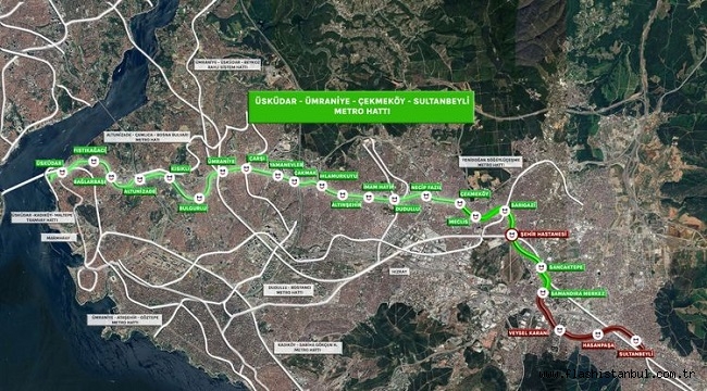 ÜSKÜDAR–SULTANBEYLİ ARASI 50 DAKİKAYA DÜŞÜYOR