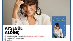 AYŞEGÜL ALDİNÇ D&R'DA HAYRANLARIYLA BULUŞACAK