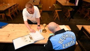 BEŞİKTAŞ'TA SERVİS VE KUVER ÜCRETİNE ZABITA DENETİMİ