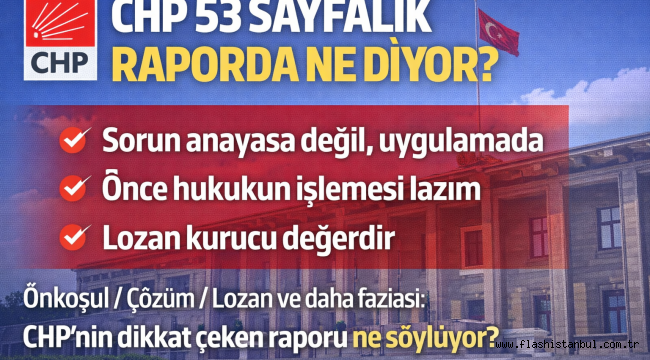 CHP'nin 53 Sayfalık Raporu Ne Söylüyor
