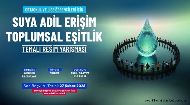 İSKİ'DEN DÜNYA SU GÜNÜ RESİM YARIŞMASI