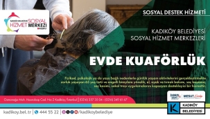 KADIKÖY BELEDİYESİ'NİN "EVDE KUAFÖRLÜK" HİZMETİ SÜRÜYOR