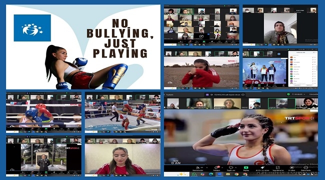 ÖĞRETMEN VE ÖĞRENCİLER "ZORBALIĞA HAYIR, OYUNA EVET" PROJESİ BAŞLATTI