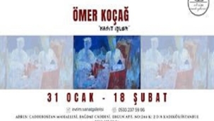 ÖMER KOÇAĞ'IN "KAĞIT İŞLER" SERGİSİ EVRİM SANAT GALERİSİ'NDE AÇILDI