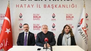 ÖZDAĞ: "ZAFER PARTİSİ OLARAK HATAY'IN YANINDAYIZ"
