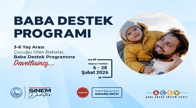 ÜSKÜDAR BELEDİYESİ "BABA DESTEK PROGRAMI"NI FAALİYETE GEÇİRİYOR