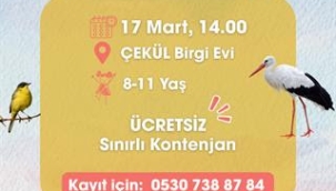  ÇOCUK ATÖLYESİ ÇEKÜL SANAT EVİ'NDE DÜZENLENECEK