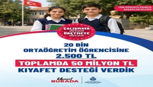 İBB'DEN 20 BİN ÖĞRENCİYE KIYAFET YARDIMI