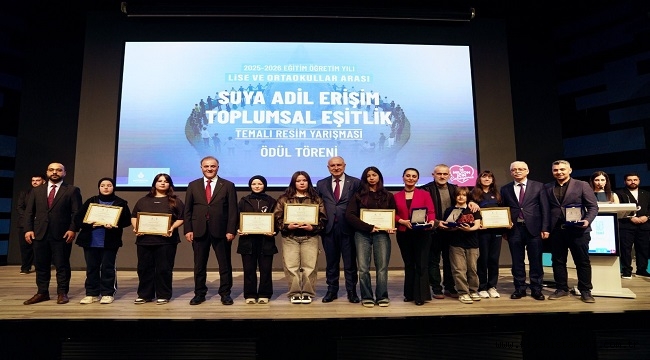 İSKİ RESİM YARIŞMASINDA ÖDÜLLER SAHİPLERİNİ BULDU