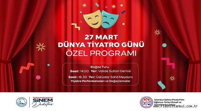 ÜSKÜDAR'DA DÜNYA TİYATRO GÜNÜ'NE ÖZEL SÖYLEŞİ
