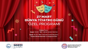ÜSKÜDAR'DA DÜNYA TİYATRO GÜNÜ'NE ÖZEL SÖYLEŞİ