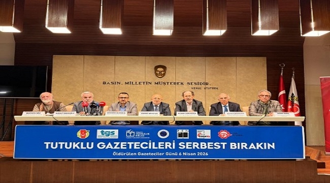  BASIN ÖRGÜTLERİNDEN "GAZETECİLİĞİ YAŞATMAK İÇİN TUTUKLU MESLEKTAŞLARIMIZI SERBEST BIRAKIN" ÇAĞRISI