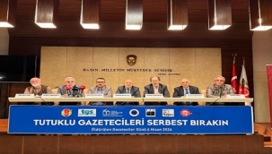  BASIN ÖRGÜTLERİNDEN "GAZETECİLİĞİ YAŞATMAK İÇİN TUTUKLU MESLEKTAŞLARIMIZI SERBEST BIRAKIN" ÇAĞRISI
