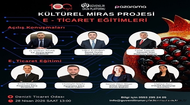 DENİZLİ TİCARET ODASI'NDA "E-TİCARET EĞİTİMLERİ" BAŞLIYOR