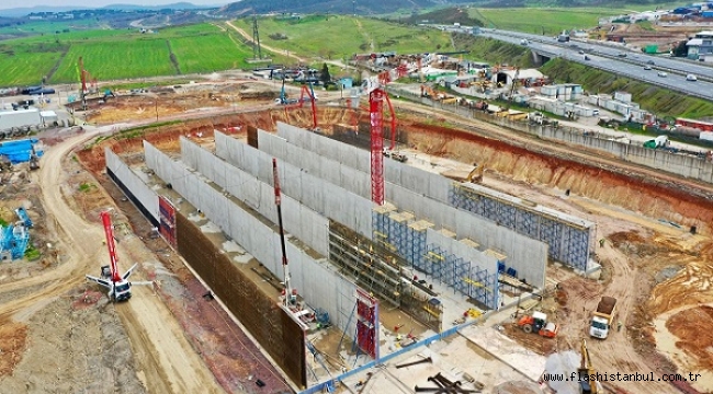 İSKİ PAŞAKÖY İLERİ BİYOLOJİK ATIK SU ARITMA TESİSİNİN TEMELİ ATILDI