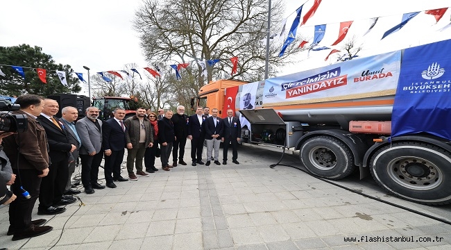 İSTANBUL'UN ÇİFTÇİSİNE İBB'DEN MAZOT DESTEĞİ
