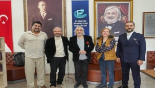 MÜJDAT GEZEN ESKİŞEHİR'DE ADININ VERİLDİĞİ SAHNEYİ ZİYARET ETTİ