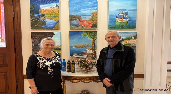 PENDİK'TE LEYLA VE SADUN VARNA'NIN "FREKANS" TEMALI YAĞLIBOYA SERGİSİ AÇILDI